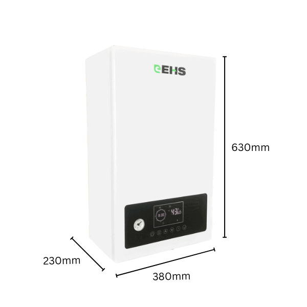 EHS electric boiler dimensions